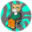 Wheelchair Cat