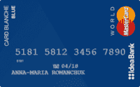 Кредитная карта «Card Blanche Blue»