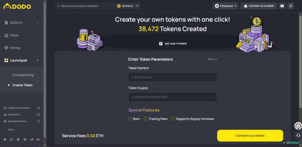 Інтерфейс платформи Dodo